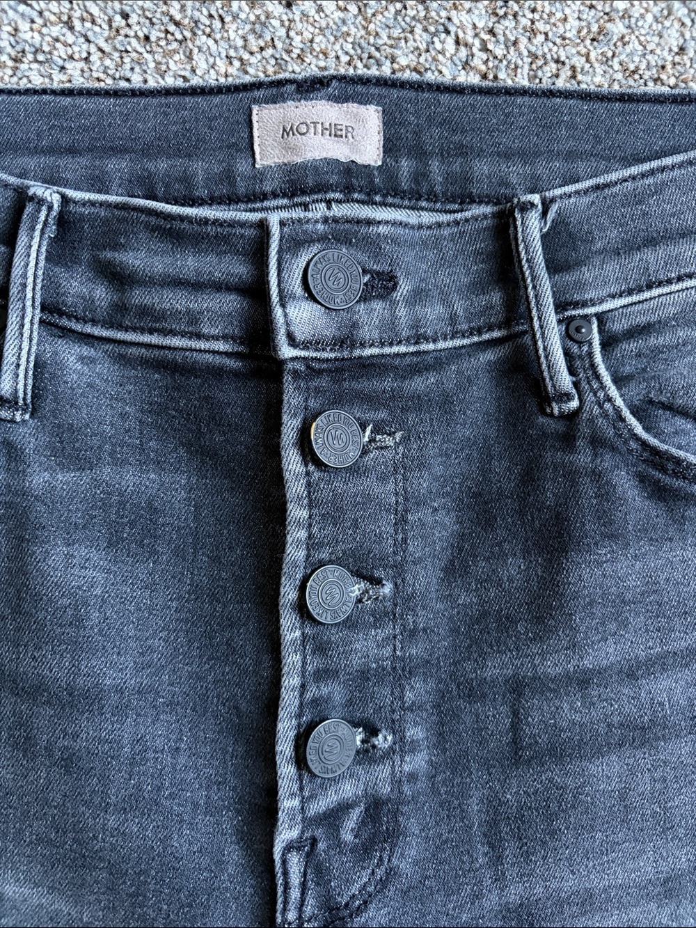 MOTHER denim women’s size 31 Pixie Mid rise dazzler ankle